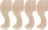 4pcs European Style Solid Wood Carved Furniture Replacement Legs for Coffee Table