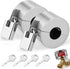 Outdoor Faucet Lock, 2 Pack Water Hose Bib Spigot Lock Stainless Steel