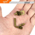 WISSXNA 100Pcs 4 (5mm 6mm) Shelf Pegs for Shelves, Styles Shelf Pins Kitchen Cabinet Shelf Pegs,Bronze Shelf Holders