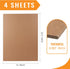 Lineco Neutral pH Binder Board, Acid Free Unbuffered 100 PT, 15''x20.5'', Pack of 4
