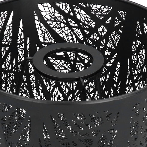 Tomedny E27 Metal Lamp Shade, Carved Forest Tree Shaped Small Lamp Shade Wrought Iron Lampshade Hollow Out Metal Tree