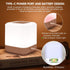 LIPKAHH Dimmable Touch Lamp for Nightstand,Speech Control Bedside Lamp Touch Control for Bedrooms,Smart Rechargeable