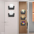 YOHOM 5 PCS Single Pocket Mail Holder, Hanging Wall File Organizer, Vertical Magazine Rack for Desk and Office