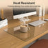 PIPRE 17.8x19, 1.5mm - Clear Table Protector, Thick Ultra Smooth Vinyl, Clear Table Mat for Bedroom Dresser, Table