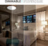 LUXRITE A19 LED Bulb, 60W Equivalent, 6 Pack, 3500K Natural White, 800 Lumens, Dimmable, E26 Medium Base