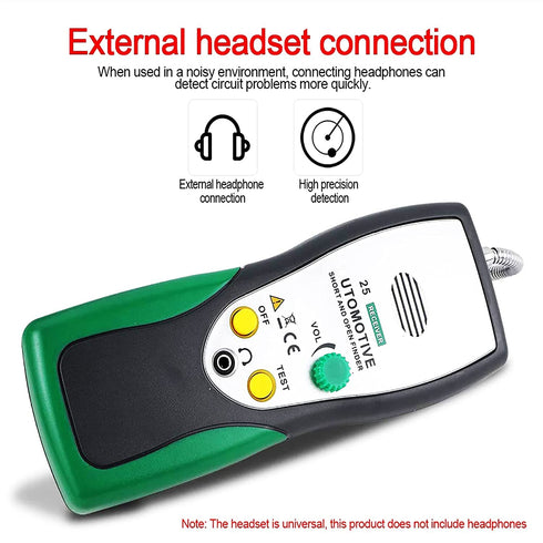 6-24V Automotive Short and Open Finder Circuit Tester, Angchun DC Car Circuit Breaker Finder Wire Tracer Electrical
