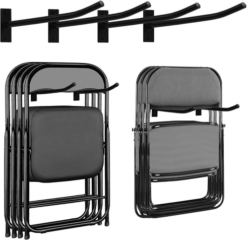 MEIPEIQIZHI Garage Storage Mechanism Wall Mounted, Folding chair storage rack,Garden Tool Rack Manager