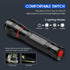 RECHOO S2000 High-Powered LED Flashlight, 2000 High Lumens, Zoomable, Water Resistant, 3 Modes for Outdoor
