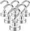Neosmuk Heavy Duty Magnetic Hooks - 30lb+ Magnetic Hooks for Cruise Cabins, Refrigerators, Grills, and Travel