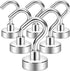Neosmuk Heavy Duty Magnetic Hooks - 30lb+ Magnetic Hooks for Cruise Cabins, Refrigerators, Grills, and Travel