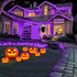 Taoushuleng 66FT 200LED 8 String Lights, Purple Halloween Lighting with Modes, Indoor Outdoor Decorative Fairy Light