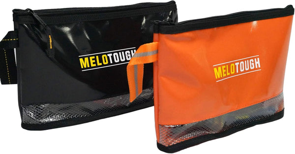 MELOTOUGH 12 inch Zipper Tool Pouch - Multipurpose Small Tool Bag Carry Case for Small Tools - Storage Pouches,
