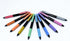 Zebra Pen Sarasa Clip Decoshine Retractable Gel Pen, 0.5mm Fine Point, Assorted Metallic Gel Ink, 9-Pack (49009)