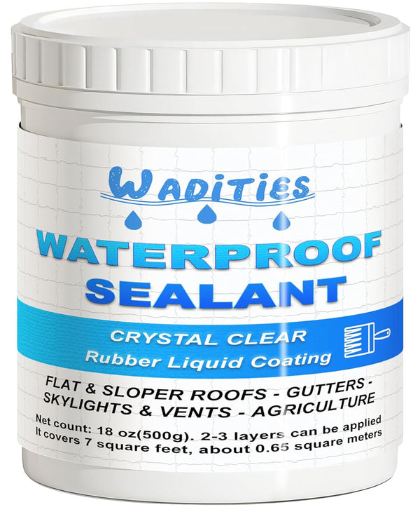 Invisible Waterproof Agent 18oz, Waterproof Insulating Sealant, Transparent Repairing Leak Waterproof Adhesive for
