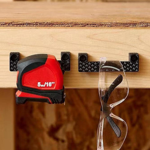 Ywmsfl Pack 4 of Versatile Tool Holders Rack Tape Measure Organizers Hanger for Power Tools on Ladder or Workbench