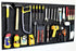 WallPeg Pegboard Wall Organizer Kit - 48" Wide, 2 Pegboard Panels & 36 Locking Hooks for Garage Organization