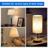 QfwdfcTrenz 6Pcs E27 3/7" Lamp Shade Adapter Ring, White Lamp Shade Adapter to Lampshade Reducer Rings Light Shades