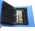 Enyuwlcm 3 Ring Binder Pencil Pouch - Durable Zipper Pencil Case with Clear Window, 2 Pocket Black Canvas, 4 Pack