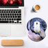 Non Slip Mouse Pad with Wrist Support, Ergonomic Mouse Mat for Office, Computer, Laptop & Mac (Purple Marble-Wrist)