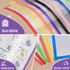 6 (10" 13"), Ufmarine Job Ticket Holders, Pcs Dry Erase Pockets Colorful * Reusable Plastic Sleeves