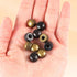 Skrfren 8 Pack M4 Screw Caps for Light Fixtures, Lamp Shade Nut Replacement Parts Replacement Lamp Shape Nuts Ceiling