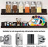 PruQuaiy 2 Pcs Magnetic Book Shelf for Whiteboard, Strong Adsorption Reusable Acrylic Bookshelf Book Display Holder