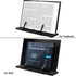 7 Readaeer Metal Book Stand for Desk Portable Document Holder for Cook Book, Music Book, iPad, Laptop, Reading Rest