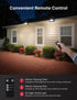 122 2 Pack Solar Flood Light, LEDs Bright Motion Sensor Outdoor Lights, Dusk-to-Dawn Solar Powered Security Light