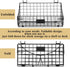 4 Pcs Slatwall Baskets with Hooks, Black Wire Hanging Basket Storage for Pantry Kitchen Garage