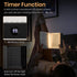 3 Dimmable Flat Book Light, Rechargeable Clear LED Smart Reading Light with Colors & Timer, Full Page Panel Plate Lamp