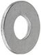 Small Parts Steel Flat Washer, Zinc Plated Finish, ASME B18.22.1, No. 10 Screw Size, Pack of 100