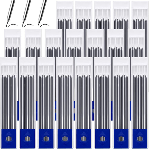 Zhehao 120 Pieces 2.8 mm Carpenter Pencils Refills HB for Construction Pencils and Mechanical Pencil Refills