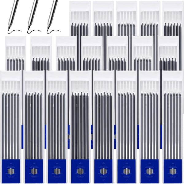 Zhehao 120 Pieces 2.8 mm Carpenter Pencils Refills HB for Construction Pencils and Mechanical Pencil Refills