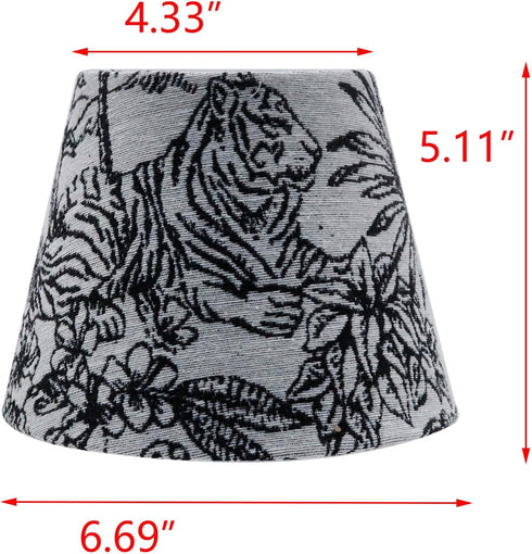 E27/E14 T Tulead Drum Lamp Shade Floor Lampshade Black Lamp Shade Decorative Lampshade