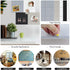 BXI Felt Bulletin Board 12 X 12 X 3/8 Inches, 6 Pack Self-Adhesive Thick Sturdy Pin Board for Home Office Decoration