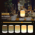 OORUN Lamp,13 5 Dimmable (2 Pack Touch Bedside Table RGB Colors & Brightness, USB Rechargeable Desk Lamp, Remote