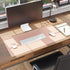 Smead Desk Pad, Vegan Leather Mat with Non-Slip Faux Suede Backing, Large 36” x 17” Dusty Rose Organizer