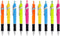 SyPen Highlighter with Ballpoint Pen Combo, 10 Pack in Bright Colors