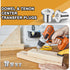 20pcs Solid Dowel and Tenon Center Transfer Plugs - Doweling Centering Pins Drill Hole Tool for Woodworking