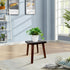 BEE&OAK 11 Inch 300 lbs Wooden Step Stools for Adults, Solid Rubber Wood Non-Slip Step Foot Stool, Heavy Duty One Step