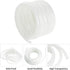 1’’ ID × 1-19/64" OD - 10 ft Clear Braided Hose, High Pressure Flexible PVC Tube for Water Air Oil Transfer, BPA Free