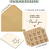 JIXZEN 25 Pack 350GSM, Thank You Cards with Envelopes & Matching Stickers, Thank You Notes for Wedding, Business, Baby
