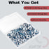 GPJYYDS 1/4-20 1/4" 304 50 Pack Serrated Flange Hex Nuts, Hexagon Flange Nuts, Stainless Steel, UNC Nuts Fasteners
