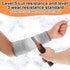 Neer 4 Pair Arm Sleeves for Thin Skin, Anti-Cut Burn Resistant Forearm Sleeve for Cooking, Construction (Gray, 7.9 Inch)