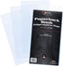 BCW Paperback Book Bags - 100-Pack, 5 x 7 3/8 Inches, Crystal Clear Polypropylene for Pocket Paperbacks