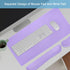 MOSISO Keyboard Mouse Pad Set,Large Gaming Mouse Pad&Wrist Rest Support for Mouse Pad&Keyboard, Ergonomic Non-Slip Mousepad Home/Office Pain Relief&Easy Typing Cushion with Raised Memory Foam, Purple