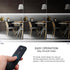 Dimmer 5V-36V 8A Dimming JOYLIT LED Switch with Remote, DC Magnetic Wall-Mounted RF Wireless Control, Sensitive Touch