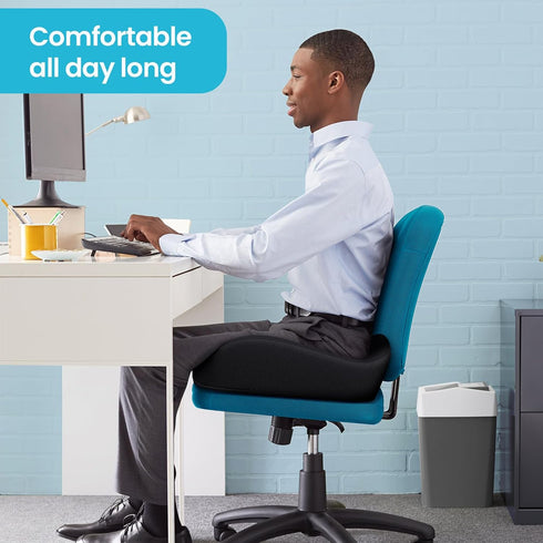 Tailbone Benazcap Memory Foam Seat Cushion for Office Chair, Ergonomic Chair Cushions for Pain Relief, Sciatica & Back