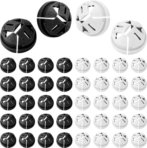 100pcs Push-in Cable Connectors, Non-Metallic Push In Connector for Romex 1/2 Inch Knockouts