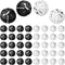 100pcs Push-in Cable Connectors, Non-Metallic Push In Connector for Romex 1/2 Inch Knockouts